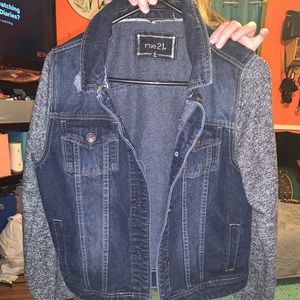 Sweater Jean Jacket